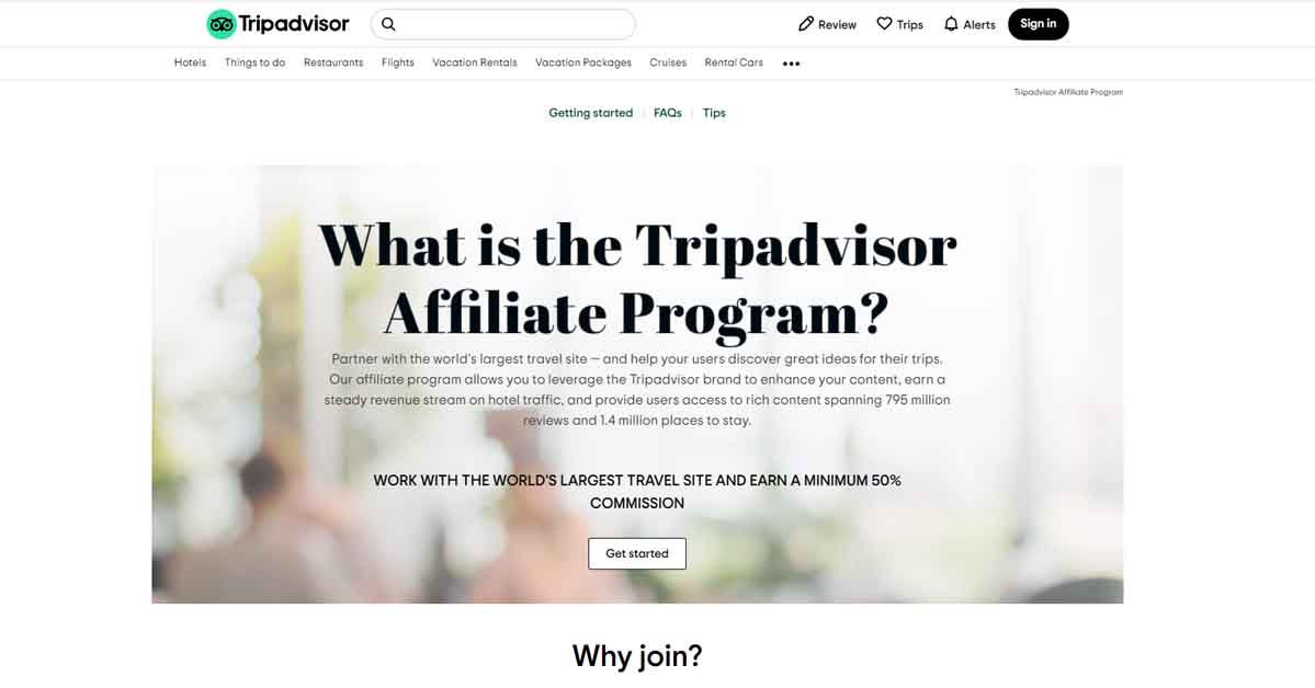 tripadvisor affiliate program