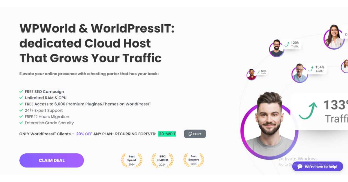 Hosting services by worldpressit