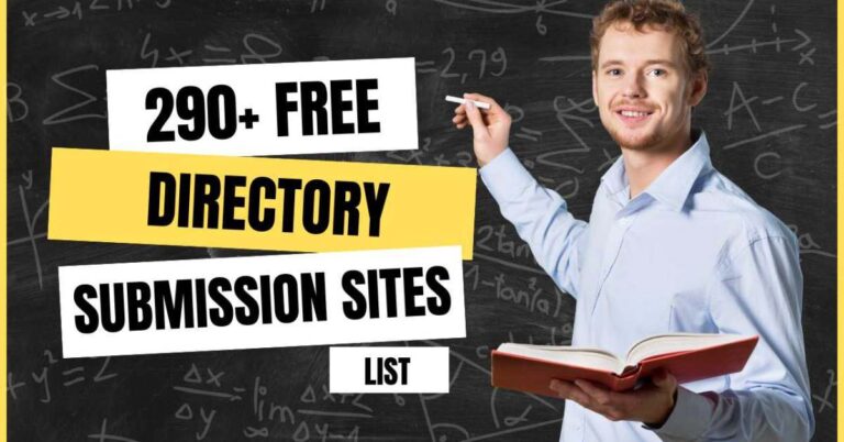 290+ free directory submission sites list