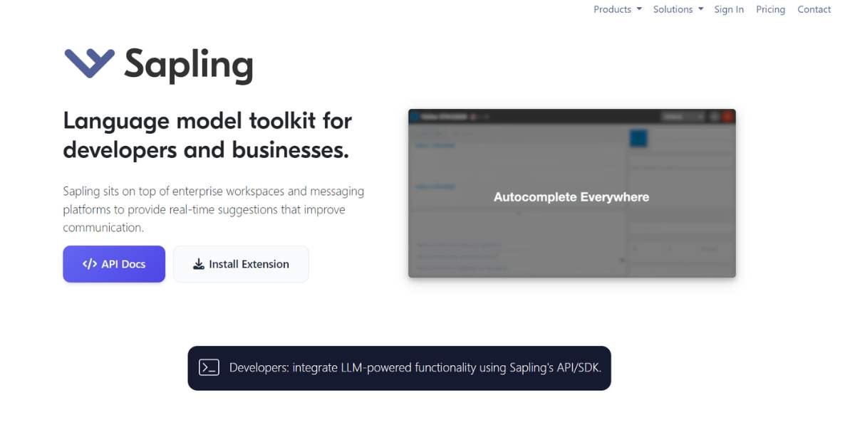 Sapling ai