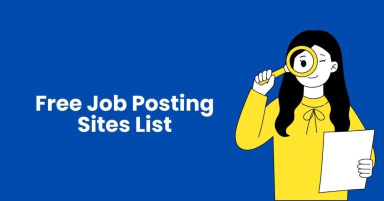 Free job posting sites list