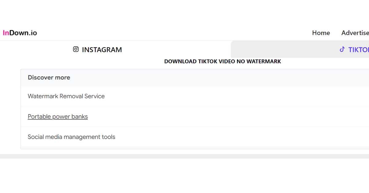 Indown instagram reel downloader
