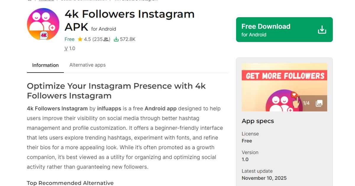 Top 5 Free Instagram Followers Apps To Grow Online (2026)