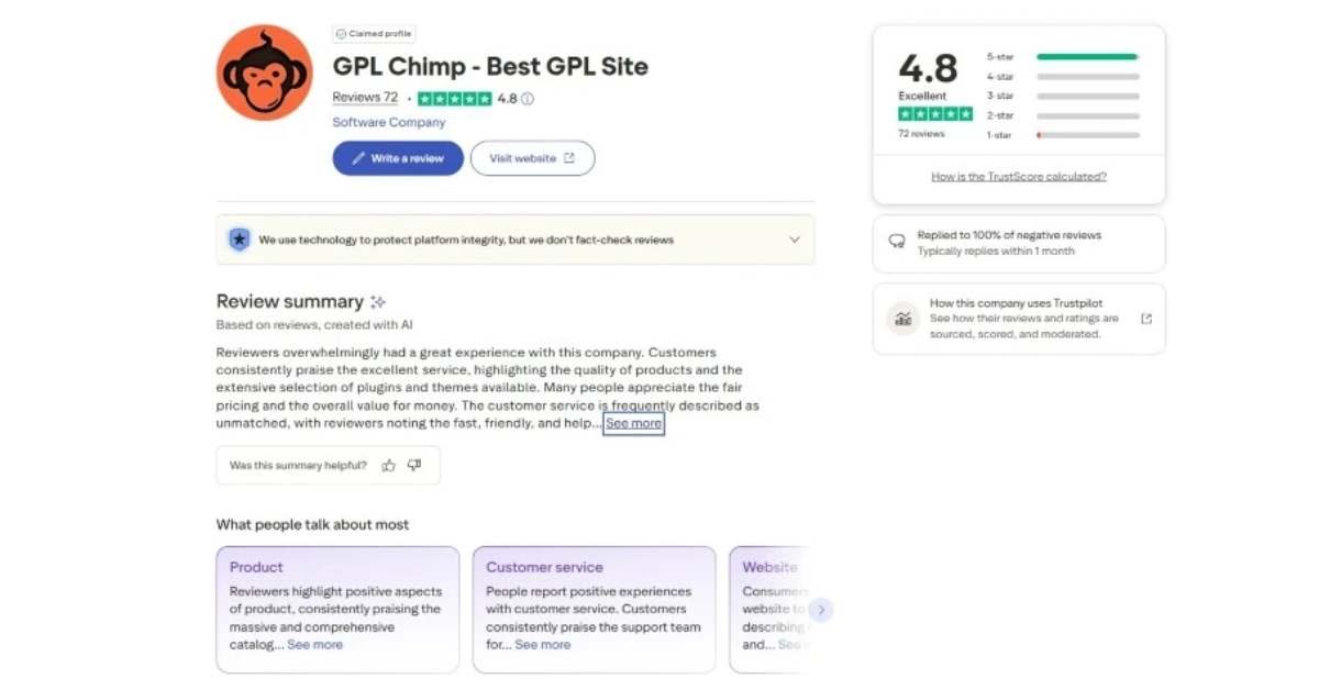 Gplchimp trustpilot review